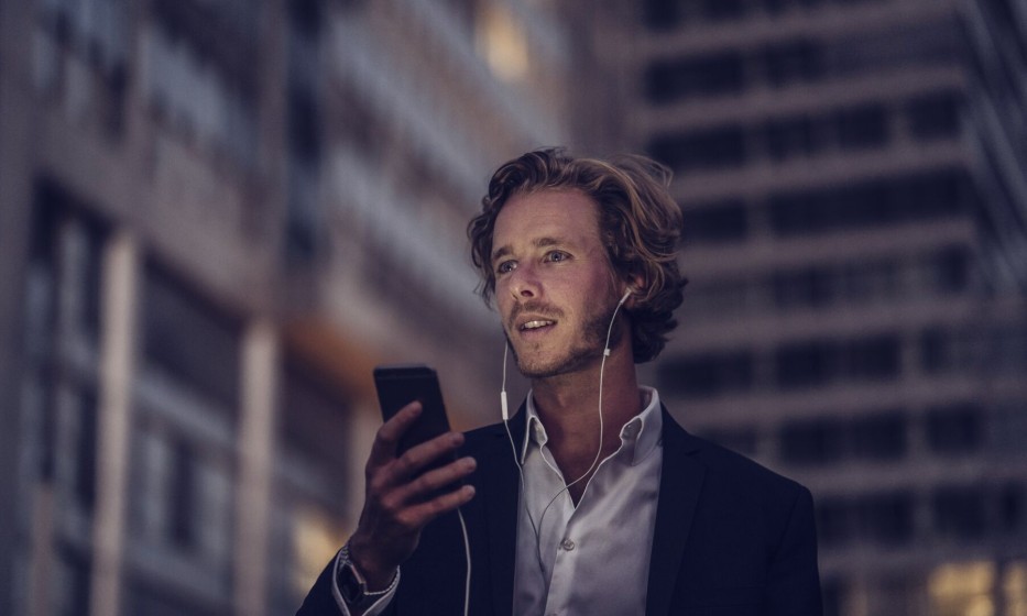 businessman-in-the-city-at-dusk